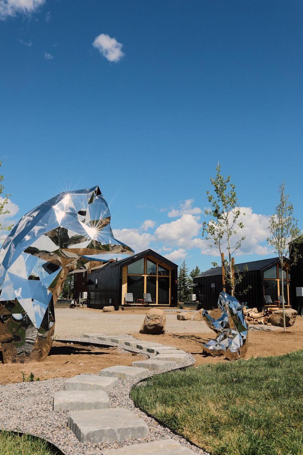 Yellowstone Peaks Hotel Island Park Exterior foto